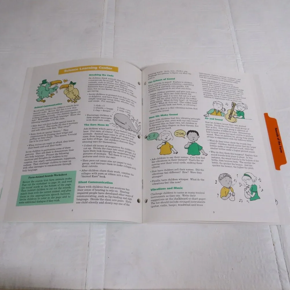 Sounds of the Farm BIG BOOK (almost 2 feet tall) with teacher pages Classroom